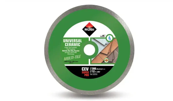RUBI Diamond Blade CEV-300 SUPERPRO for ceramic tiles and cladding (Ref ...