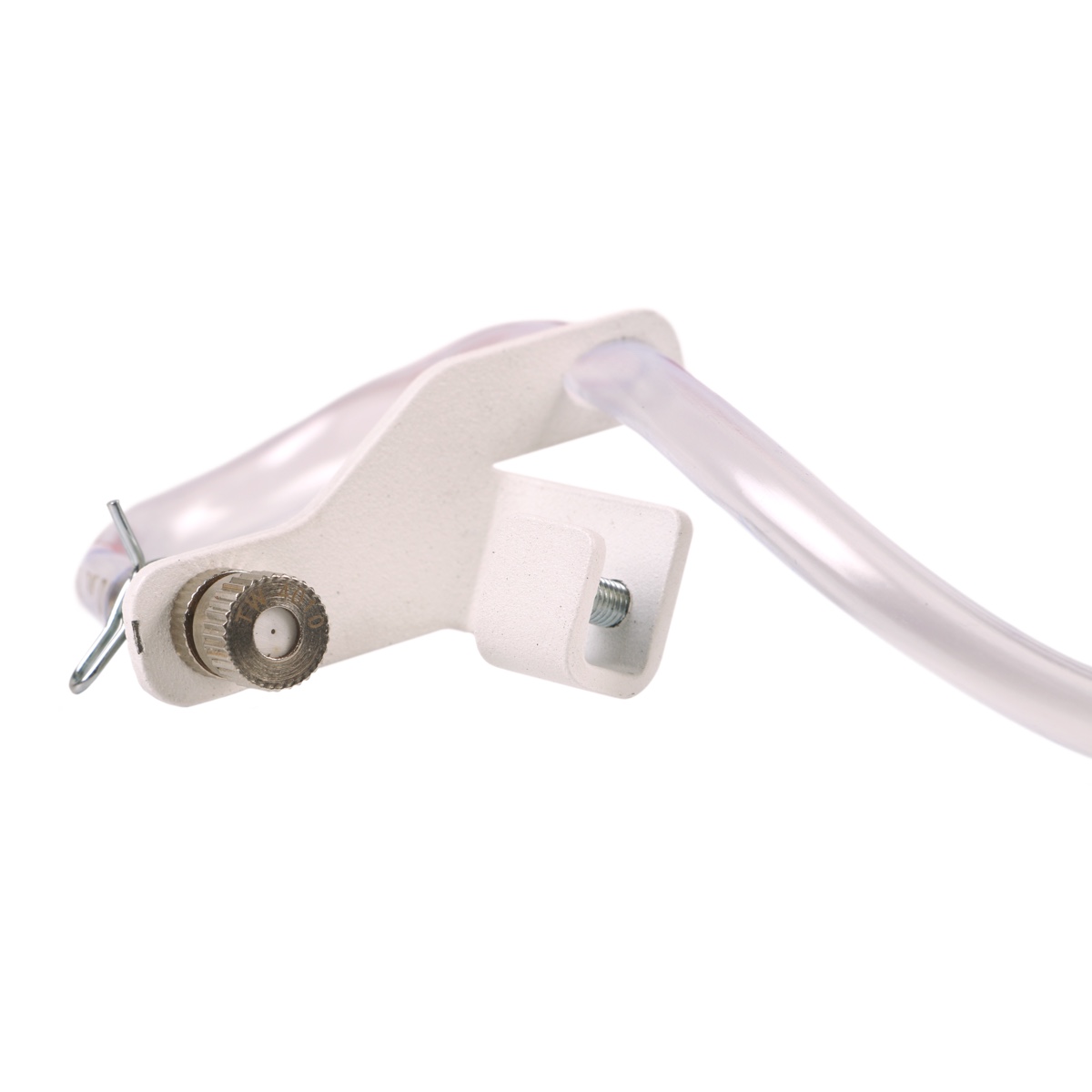 Water nozzle delivers optimal amount of water for efficient cooling and cleaning of the cut