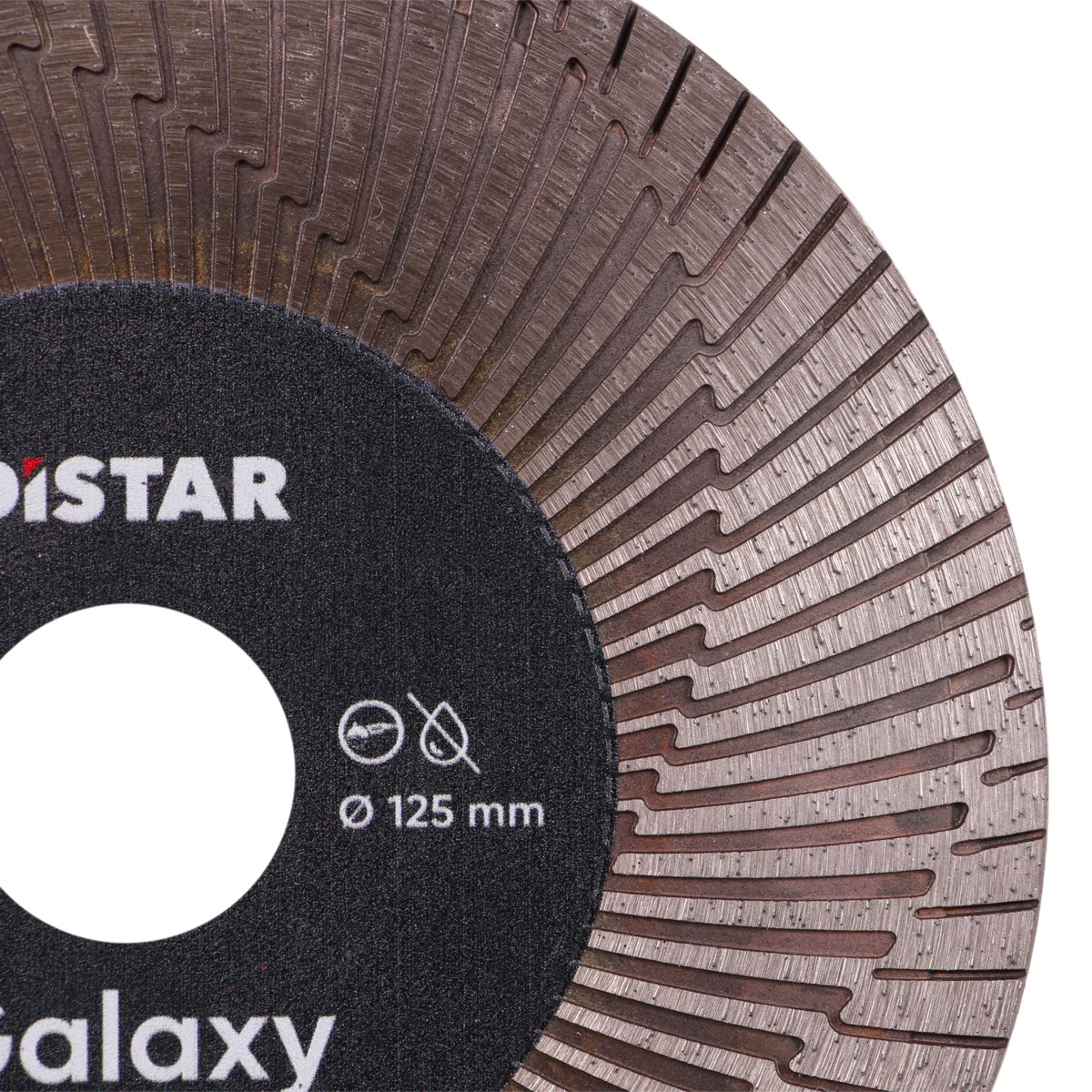 The Distar Galaxy blade has a unique double-sided blade - the 1st side has a TURBO finish