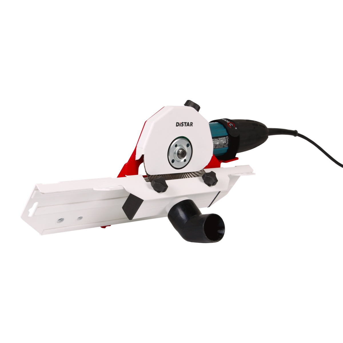 The tool is designed for angle grinders with 115 and 125 mm disc diameter