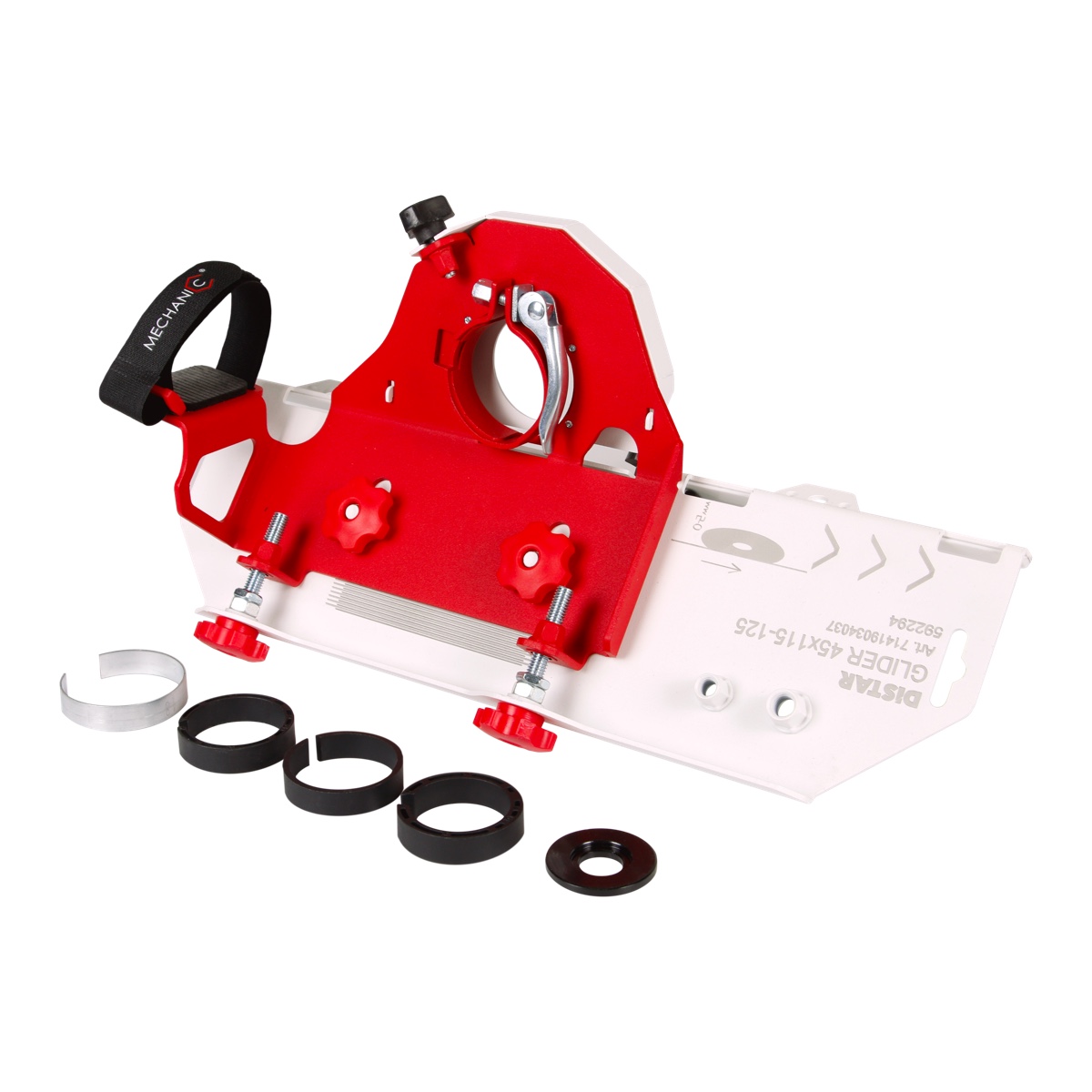 Distar GLIDER 45 also includes clamping pads