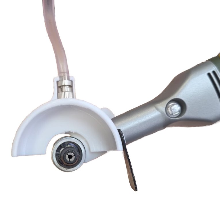 Simple housing cover design engineered for fast and efficient cutting or grinding