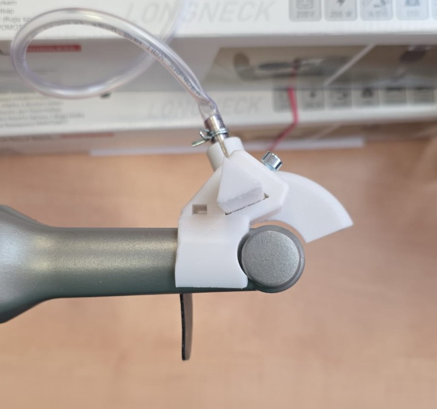 Distar cover allows wet cutting with Proxxon angle grinders and drills